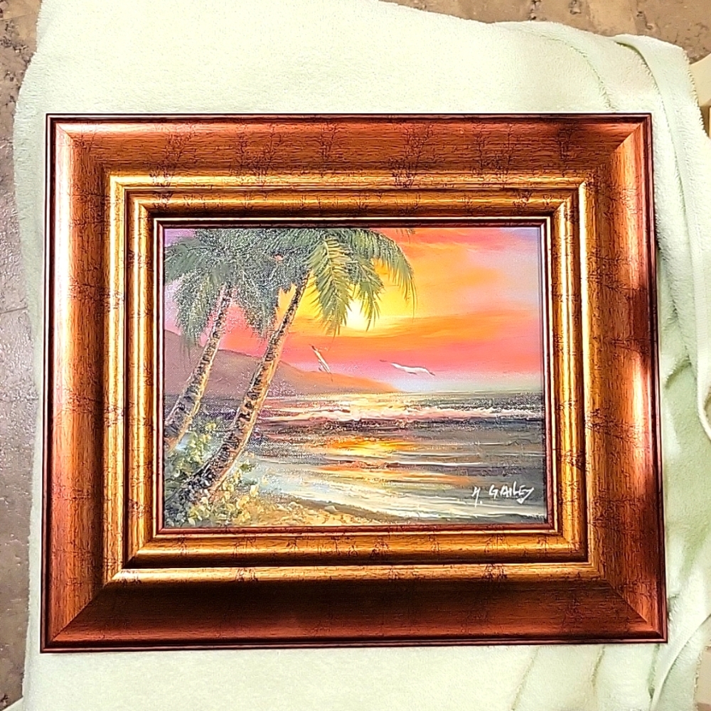 Gailey Oil on Canvas Painting